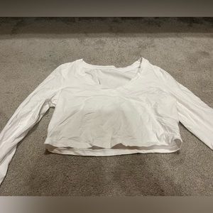 Plan cropped long sleeve